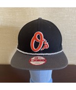 Baltimore Orioles O&#39;s Logo MLB New Era 9Fifty Black/Gray Rope Snap back Hat - €20,02 EUR