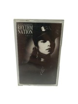 1989 Janet Jackson Rhythm Nation 1814 Audio Cassette Tape A&amp;M Records CS3920  - £2.75 GBP