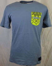 Nike Mens Lebron Genome Pocket T-Shirt Size XX-Large Color Grey/Neon Yellow - £33.64 GBP
