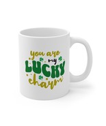 Lucky Charm Mug 11oz Ceramic Coffee Cup Shamrock Design St. Patrick’s Da... - €10,44 EUR