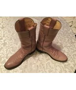  Size 5 1/2B Justin boots L 3065 pink Roper western cowboy rodeo ladies ... - £22.80 GBP