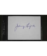 Johnny Lujack Signed Autographed Vintage Signature Card - $275.16 MXN