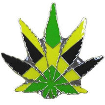 REGGAE FLAG POT LEAF HAT PIN #604 jacket lapel biker novelty metal hatpi... - $3.79