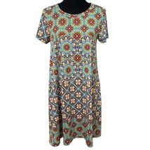 Spense Boho Retro Mandala Vibrant Floral Dress Size Medium - £11.87 GBP