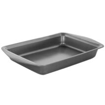 Gibson Baker's Friend 16.75 Inch Nonstick Steel Roasting Pan in Gray - $39.67