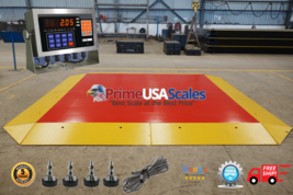 Pancake Floor Scale 5&#39; x 6&#39; Pallet Scale 40,000 lb Ramps Forklift Scale  - £6,959.14 GBP