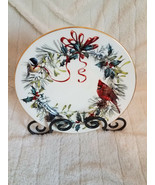 Lenox Winter Greetings 8&quot; Salad Plate American Home China Catherine McCl... - £26.61 GBP