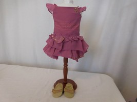 American Girl Doll 2006 Embroidered Party Dress Sandals Rare  - £21.91 GBP