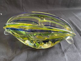 Antico/Vintage Murano Piatto/Bonboniere/Caramelle Barattolo - £164.93 GBP