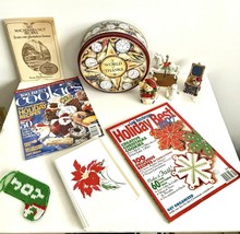 Christmas Ornaments,Holiday Baking Cookies Magazines,Tin Junk Drawer Best Deal - £6.39 GBP