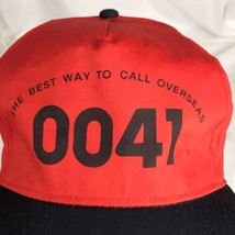 The Best Way To Call Overseas 0041 Hat Baseball Cap Vintage Promo NEW - £12.11 GBP