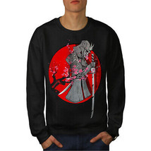 Wellcoda Katana Blood Spring Mens Sweatshirt, Japanese Casual Pullover Jumper - £23.58 GBP+