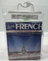 Living French The Cassette Edition • 1985 A Complete Language Course 40 ... - $9.95