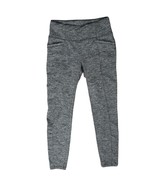 Athleta Black Gray Herringbone Metro Legging Skinny Stretch Pants size M... - $433.75 MXN