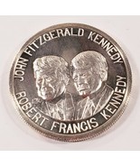 John F.Kennedy &amp; Robert F.Kennedy 1oz 999 Silver Round-
show original ti... - $2,240.93 MXN