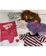 Build A Bear &amp; Bear Works Lot Outfits Bikini Wig Hello Kitty Panties - $31.04 CAD