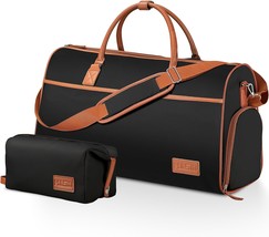 Weekender Travel overnight Bag Duffle Bag with Shoe Compartment for Women Carry  - £39.64 GBP
