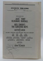 Jack Klugman Autograph Playbill - £23.32 GBP