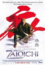ZATOICHI The Blind Swordsman Movie Promotional Poster 13x20 Takeshi Kitano - $13.99