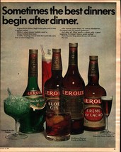 Leroux Liquers 1967 best dinner after dinner Vintage Print Ad d5 - $25.98
