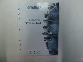 Yamaha Warranty And Y.E.S. Handbook LIT-11760-00-04 Factory OEM - $269.86 MXN