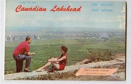 Come to the Canadian Lakehead Booklet Fort William Fort Arthur Thunder B... - $17.82