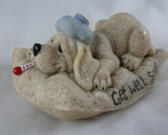 Quarry Critters Hound Dog Get Well Soon Figurine 4.25&quot; long Get well gift - £13.61 GBP