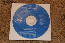 Intel Express Installer Driver DVD Format for Intel Desktop Board DG41WV Series - £7.74 GBP