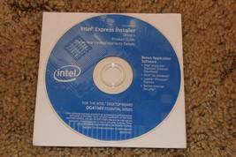 Intel Express Installer Driver DVD Format for Intel Desktop Board DG41WV Series - £7.40 GBP