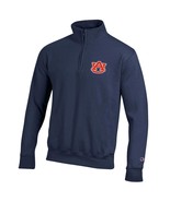 Champion NCAA Auburn Tigers-1/4 Zip Pullover Navy Men&#39;s Large - $710.55 MXN