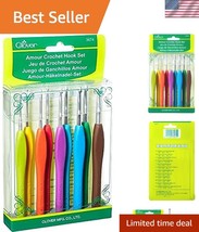 Versatile Multi-Color Crochet Hook Set with Soft Grip - 9 Sizes Included - $94.49