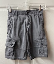 Wrangler Flex Gray Cargo Shorts Boys Size 10 Regular Canvas - £10.22 GBP