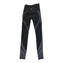 Lululemon Athletic Leggings Yoga Pants Black Women&#39;s 4 Back Pocket Logo - £23.21 GBP