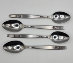 Interpur INR45 Double Band Flower Stainless Steel Place Oval Spoon  - Se... - $14.50