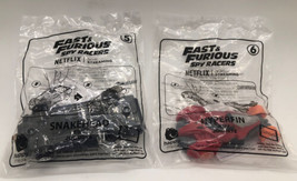 2 McDonald&#39;s Happy Meal Toy 2020 Fast &amp; Furious Spy Racers Cars #5 &amp; #6 - £10.10 GBP