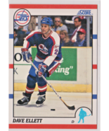 Dave Ellett Winnipeg Jets Defenseman 1990-91 Score Card # 65 Near-Mint - $1.62