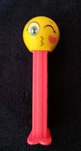 PEZ:  WINKING BLOWING KISS FACE  EMOJI Dispenser ~ 7.5 ~ Hungary  - $37.05 MXN