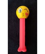 PEZ:  WINKING BLOWING KISS FACE  EMOJI Dispenser ~ 7.5 ~ Hungary  - $36.70 MXN