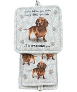 Dachshund 3-Piece Kitchen Set - Oven Mitt, Pot Holder &amp; Kitchen Towel Set - $33.33 CAD
