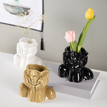 Home Decor Ceramic Vases Flower Vase Sculpture Crafts - £21.75 GBP+