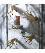 Creepy Hand Wall Hangers or Candleholder w/ Flameless LED Candle Hallowe... - $18.87 CAD+
