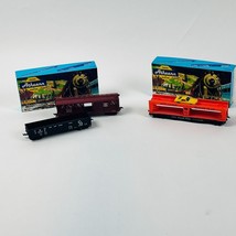 Athearn Trains 3 HO Scale Train Cars  Box Car, Coal Car &amp; Car Carrier w ... - $37.99