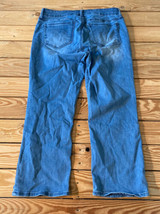 Nydj Nwot Women’s Crop Straight Leg Jeans Size 8 Blue Ab - £29.56 GBP