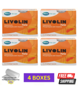 4 X Livolin Forte 50&#39;S Liver Cleanse Detox Vitamin Supplement - £69.14 GBP