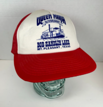 Queen Maria Rob Sandlin Lake Mt. Pleasant Texas VTG Mesh Back Hat Cap, R... - $13.81