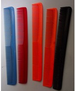 Vintage 5 Nylon Assorted Colors Teasing Styling Combs - $10.96 CAD