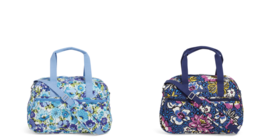 Vera Bradley Compact Traveler Bag Pick Blueberry Bloom or African Violet  NWT - £46.18 GBP