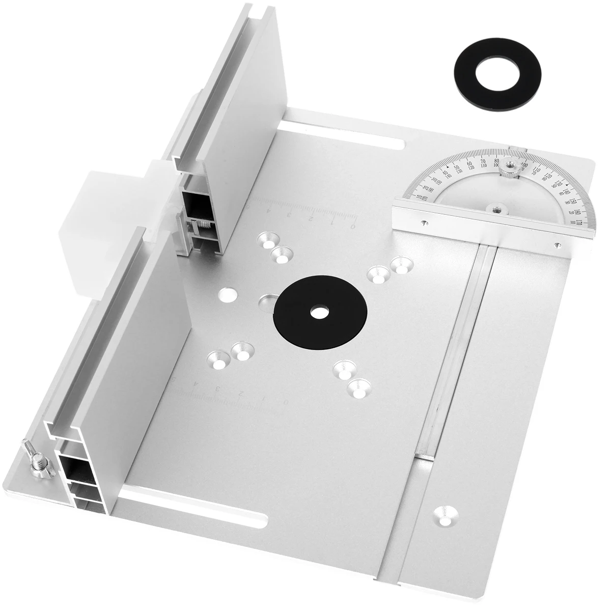 Router Table Insert Plate Durable Aluminum wor Milling Cutter Table Inse... - £97.27 GBP