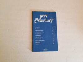 1977 Mercury Owner&#39;s Manual - £8.74 GBP
