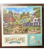 550 Piece Bonnie White Art Jigsaw Puzzle &quot; Roadside Gossip&quot;  18&quot; x 24&quot; H... - €11,20 EUR